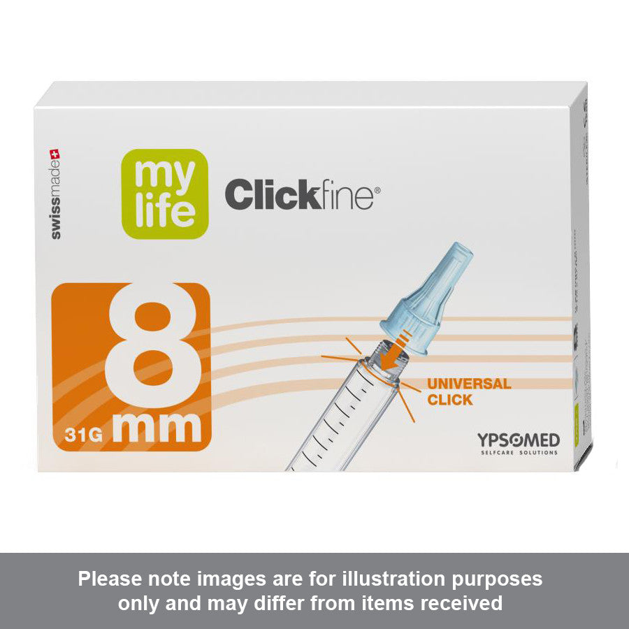 MyLife Clickfine Penfine Needles 8mm 31g - Pharmacy4Life