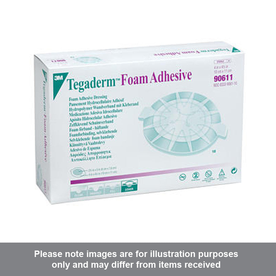 Tegaderm Foam Dressing Oval 10cm x 11cm - Pharmacy4Life